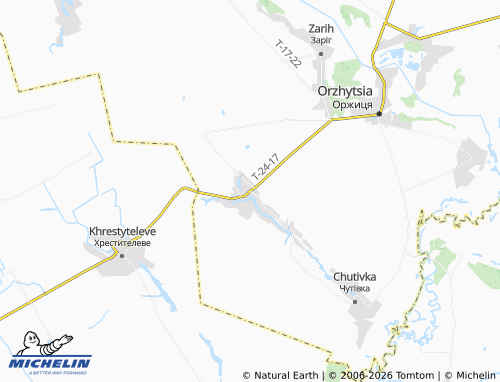 Mapa MICHELIN Staryi Irzhavets - ViaMichelin