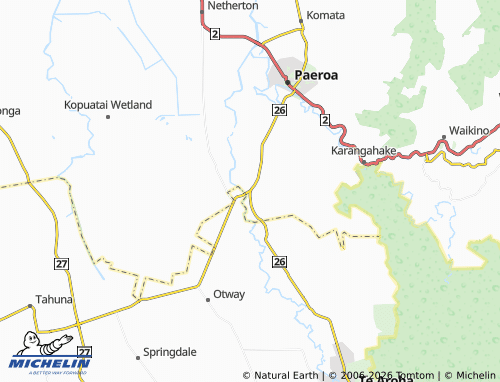Mapa MICHELIN Tirohia - ViaMichelin