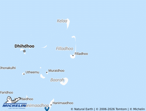 Mapa MICHELIN Filladhoo - ViaMichelin