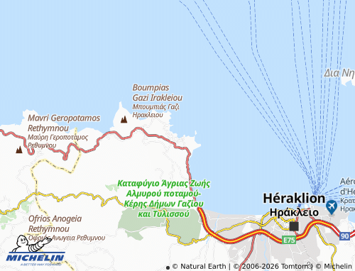 Mappa MICHELIN Agia Marina Achlada - ViaMichelin