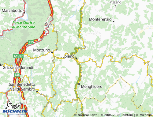 MICHELIN-Landkarte Loiano - ViaMichelin