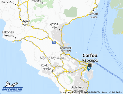 Mapa MICHELIN Limni - ViaMichelin