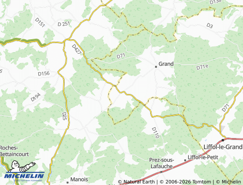 Mappa MICHELIN Trampot - ViaMichelin