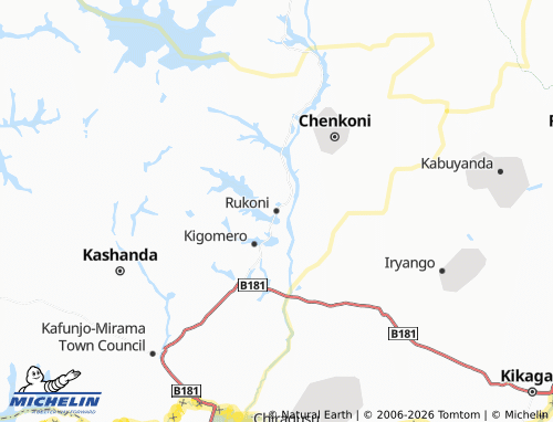 Carte MICHELIN Rukoni - ViaMichelin