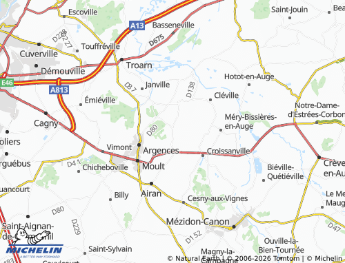 MICHELIN Canteloup map - ViaMichelin
