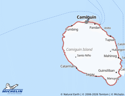 MICHELIN Catibac map - ViaMichelin