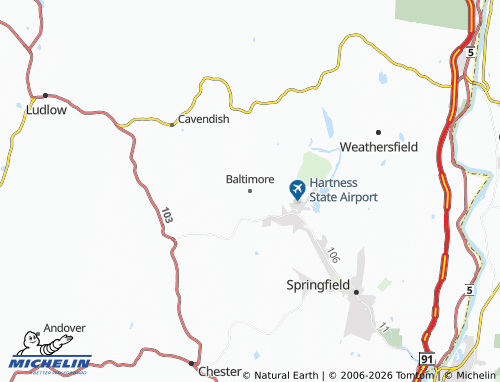 Mappa MICHELIN Baltimore - ViaMichelin