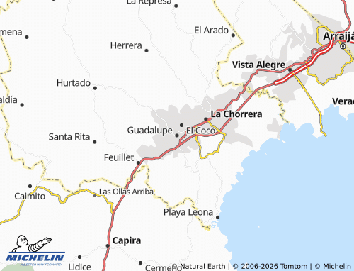 Mappa MICHELIN Guadalupe - ViaMichelin