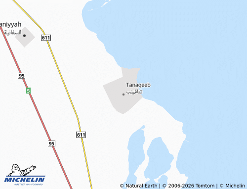 MICHELIN Tanajib map - ViaMichelin