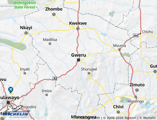 Carte MICHELIN Midlands - ViaMichelin