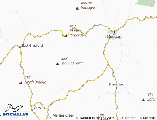 MICHELIN Wallaringa map - ViaMichelin
