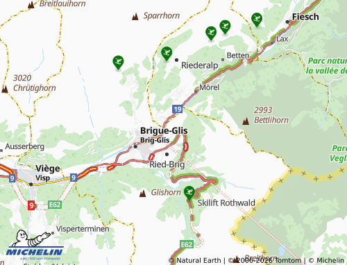 MICHELIN Termen map - ViaMichelin