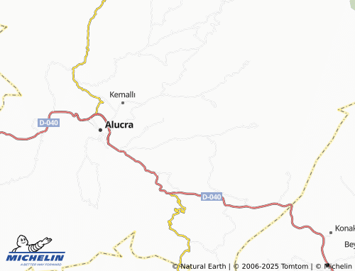 MICHELIN Karabörk map - ViaMichelin
