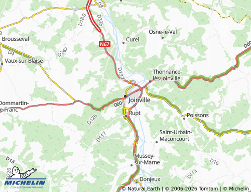 MICHELIN Joinville map - ViaMichelin