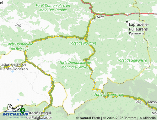 Mapa MICHELIN Roquefort-de-Sault - ViaMichelin