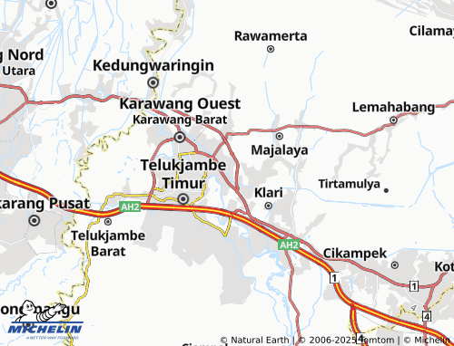 MICHELIN Warungbambu map - ViaMichelin