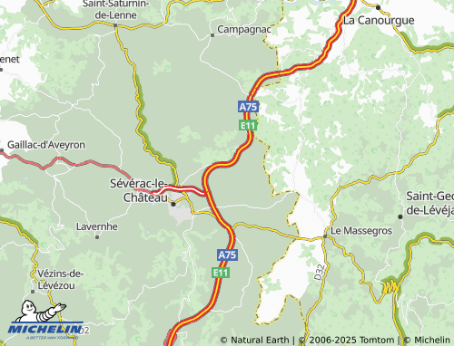 Carte MICHELIN Auberoques - ViaMichelin
