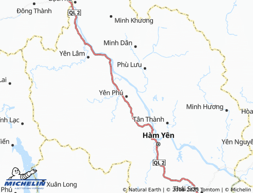 MICHELIN Yên Phú map - ViaMichelin