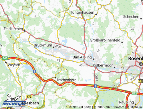 MICHELIN-Landkarte Waldheim - ViaMichelin