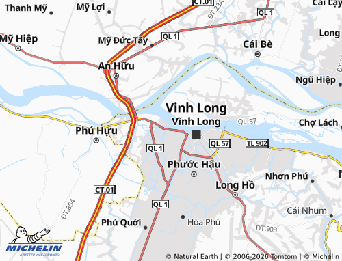 Kaart MICHELIN Phường 9 - ViaMichelin