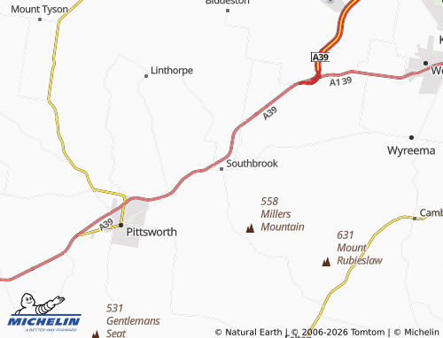 Mapa MICHELIN Southbrook - ViaMichelin