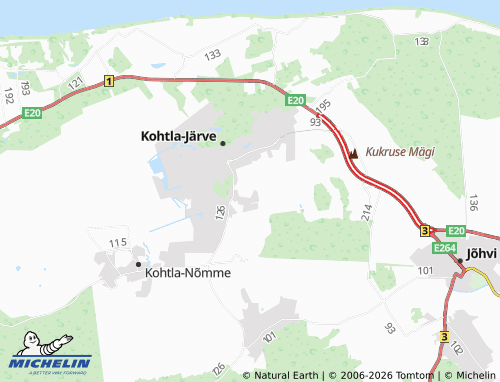 Carte MICHELIN Mõisamaa - ViaMichelin