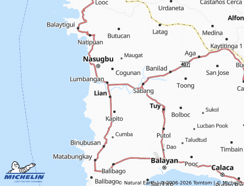 MICHELIN Malaruhatan map - ViaMichelin