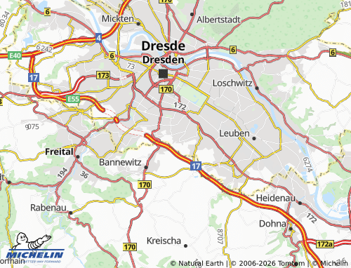 Mapa MICHELIN Mockritz - ViaMichelin