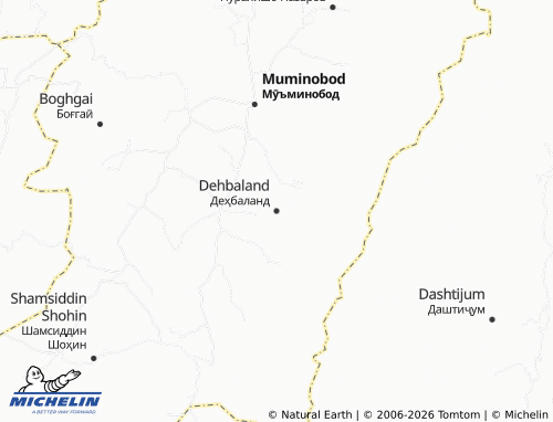 MICHELIN-Landkarte Dehbaland - ViaMichelin