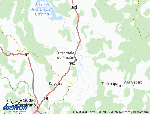 Mapa MICHELIN El Calvario - ViaMichelin