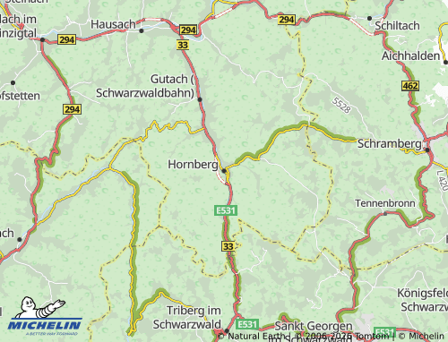 MICHELIN Hornberg map - ViaMichelin