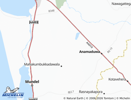Mapa MICHELIN Dangaswewa2 - ViaMichelin