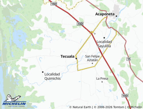 Mapa MICHELIN Pueblo Nuevo - ViaMichelin
