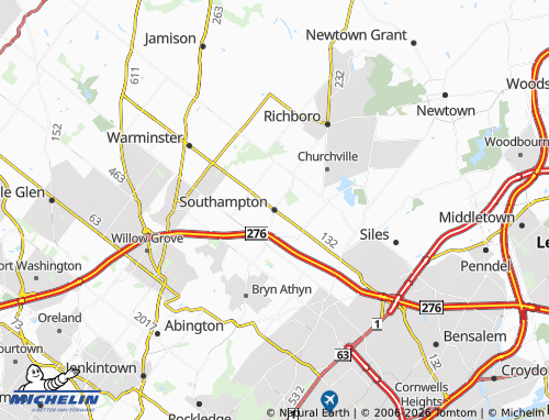 Carte MICHELIN Southampton - ViaMichelin