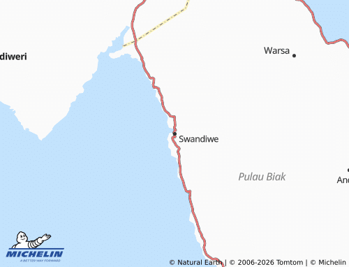Mapa MICHELIN Swandiwe - ViaMichelin