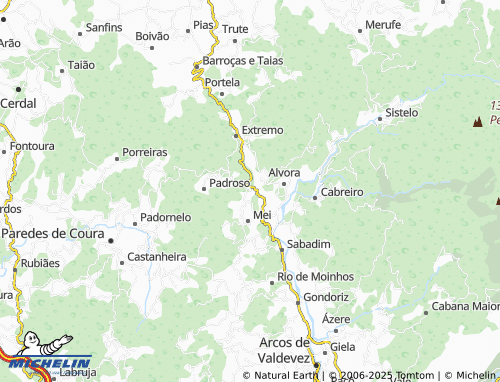 MICHELIN Barco map - ViaMichelin