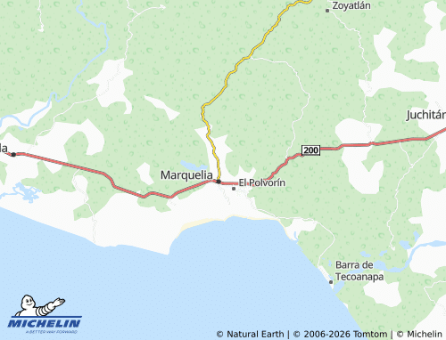 MICHELIN Lázaro Cárdenas map - ViaMichelin