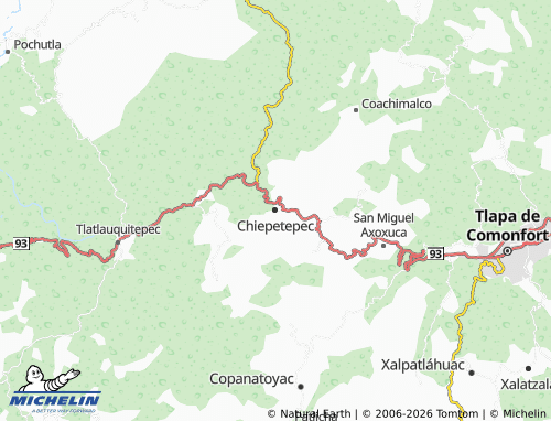 MICHELIN-Landkarte Chiepetepec - ViaMichelin