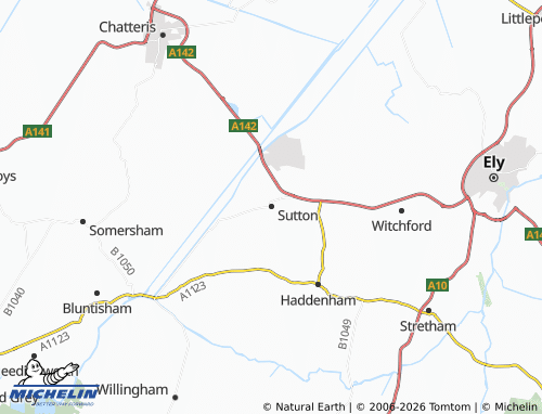 MICHELIN Sutton map - ViaMichelin