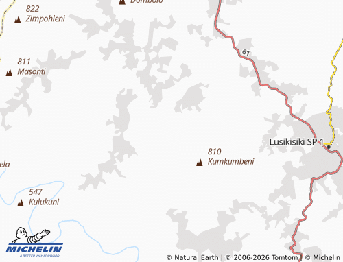 MICHELIN-Landkarte Kwandayini - ViaMichelin
