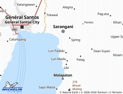 MICHELIN Kawas map - ViaMichelin