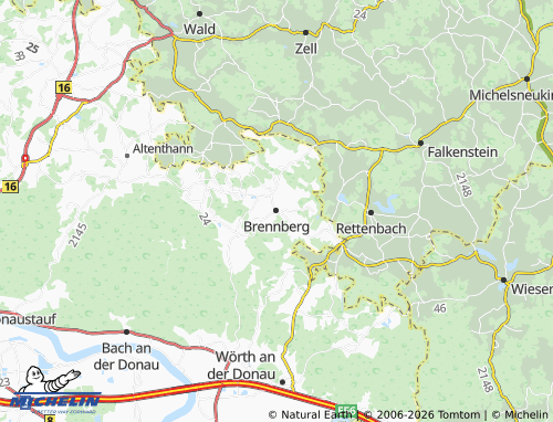 Mappa MICHELIN Brennberg - ViaMichelin