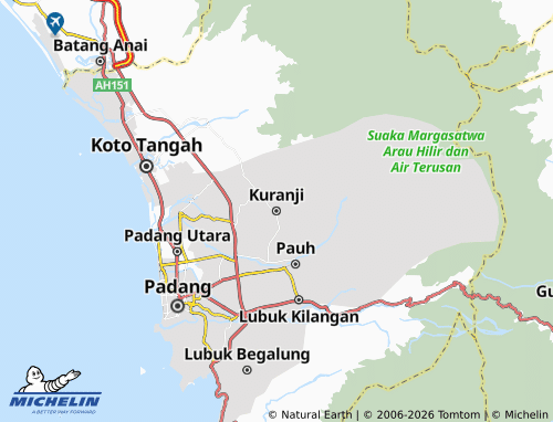 Mapa MICHELIN Kuranji - ViaMichelin