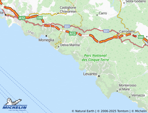 MICHELIN Anzo map - ViaMichelin