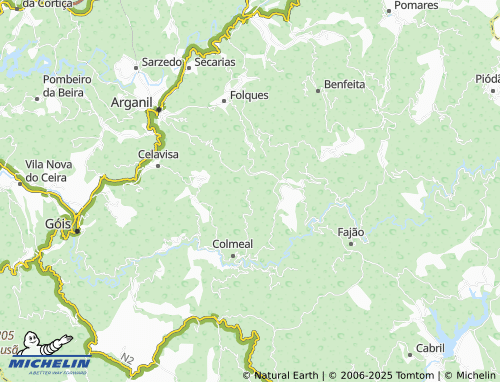 MICHELIN Adela map - ViaMichelin