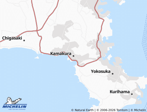 MICHELIN-Landkarte Kamakura - ViaMichelin