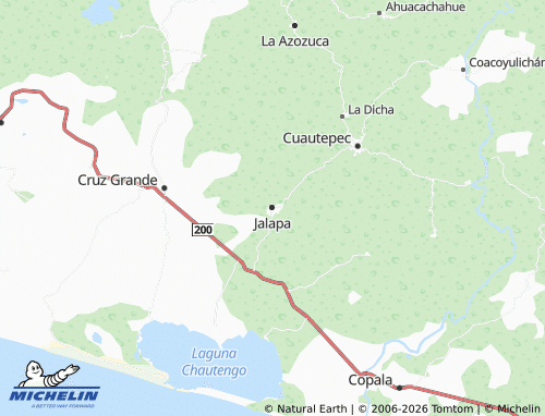 MICHELIN-Landkarte Jalapa - ViaMichelin