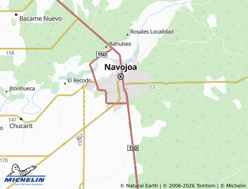 Mapa MICHELIN Santa Bárbara - ViaMichelin