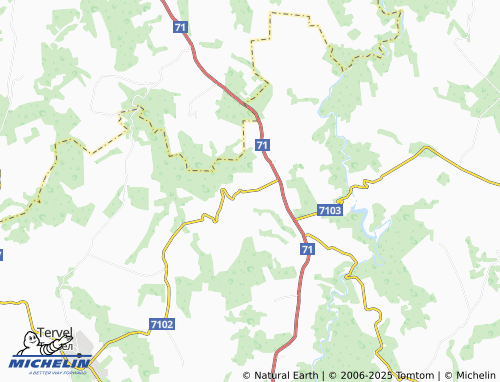 Kaart MICHELIN Angelariy - ViaMichelin