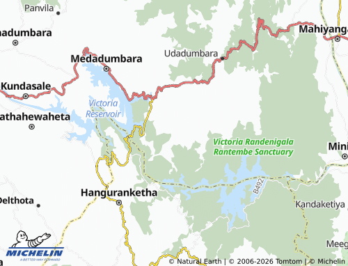Mappa MICHELIN Bambaragahadeniya - ViaMichelin